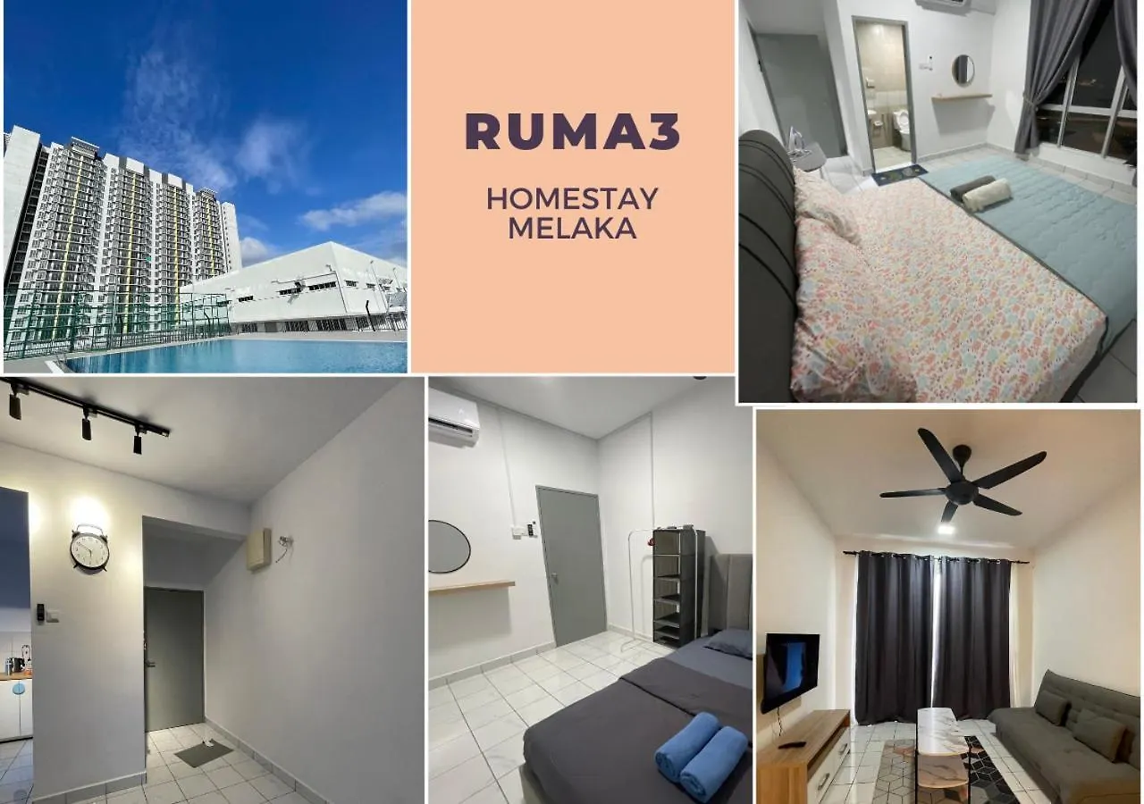 Ruma3 Homestay Melaka Apartment Malacca